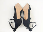 Valentino Suede Love Latch Pumps Size 37.5 It (7.5 Us)