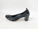 Chanel Patent Leather Mid-Heel Pump Size 39 It (9 Us)