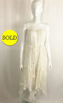 Zimmermann Ruffle Handkerchief Dress Size 2 Au/ 4-6 Us