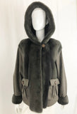 NEW Cara Mila Mink & Cashmere Coat Size M