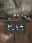 NEW Cara Mila Mink & Cashmere Coat Size M