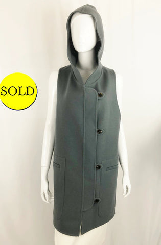 Chloe Sleeveless Hooded Coat Size Xs / 2