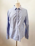Bogner Blouse With Front Ruffle Size 12