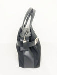 Leather Trim Handle Bag