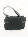 Leather Trim Handle Bag