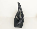 Leather Trim Handle Bag