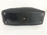 Leather Trim Handle Bag