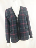 Nicole Miller Artelier Plaid Jacket Size S