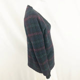 Nicole Miller Artelier Plaid Jacket Size S