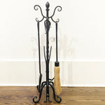 5 Piece Iron Fireplace Tool Set