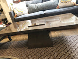 Cantilever Mid Century Modern Maple Coffee Table