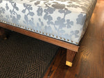 Kravet Ottoman With Robert Allen Fabric