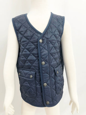 Youth Burberry Quilted Vest Size 2T