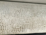 52 Inch Grey Velvet Patterned Bench