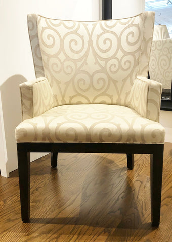 Set of 2 Custom Upholstered Dining Armchair
