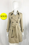 Burberry Chelsea Trench Coat Size 6