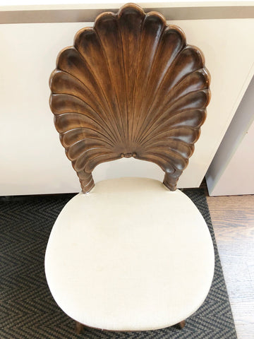 Side Chair W/ Curved Shell Back