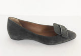 Aquatalia Grey Suede Flats Size 7