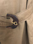 Vintage Gucci Trench Coat Size 54 It (Xl Us)
