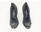 Chanel Ruffle Trim Pump Size 38.5 It (8.5 Us)