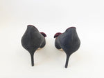 NEW Manolo Blahnik Grey Pump Size 37.5 It (7.5 Us)