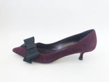 NEW Prada Suede Pump Size 37.5 It (7.5 Us)