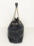 Medium Black Soho Shoulder Bag