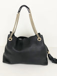 Medium Black Soho Shoulder Bag