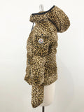 NEW Moncler Leopard Puffer Coat Size 0 (Xs)