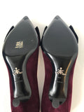 NEW Prada Suede Pump W/Bow Size 40 It (10 Us)