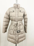 Burberry London Belted Puffer Coat Size S