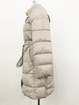 Burberry London Belted Puffer Coat Size S