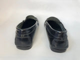 Black Leather Loafer Size 7.5
