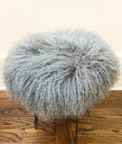 Le-Coterie Curly Lamb Stool