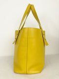 Yellow Leather Tote