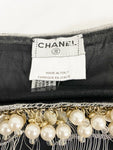 Chanel Pearl Accent Top Size 44 Fr (L Us)