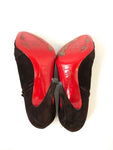 Christian Louboutin Suede Bootie Size 7.5 Us