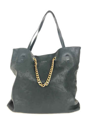 Two Strap Leather Tote