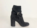 Gianvito Rossi Suede Buckle Boots Size 38 It (8 Us)