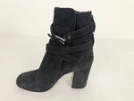 Gianvito Rossi Suede Buckle Boots Size 38 It (8 Us)