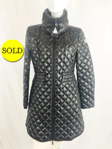 Moncler Grandval Quilted Coat Size Xl