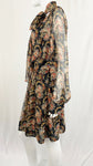 NEW Oscar De La Renta Floral Silk Dress Size 8