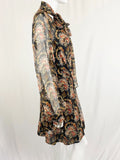 NEW Oscar De La Renta Floral Silk Dress Size 8