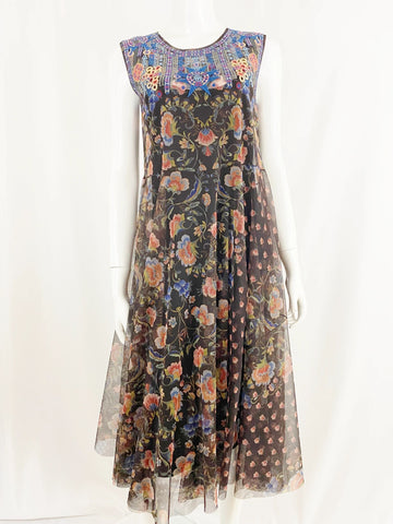 Johnny Was Midi Dress Size S