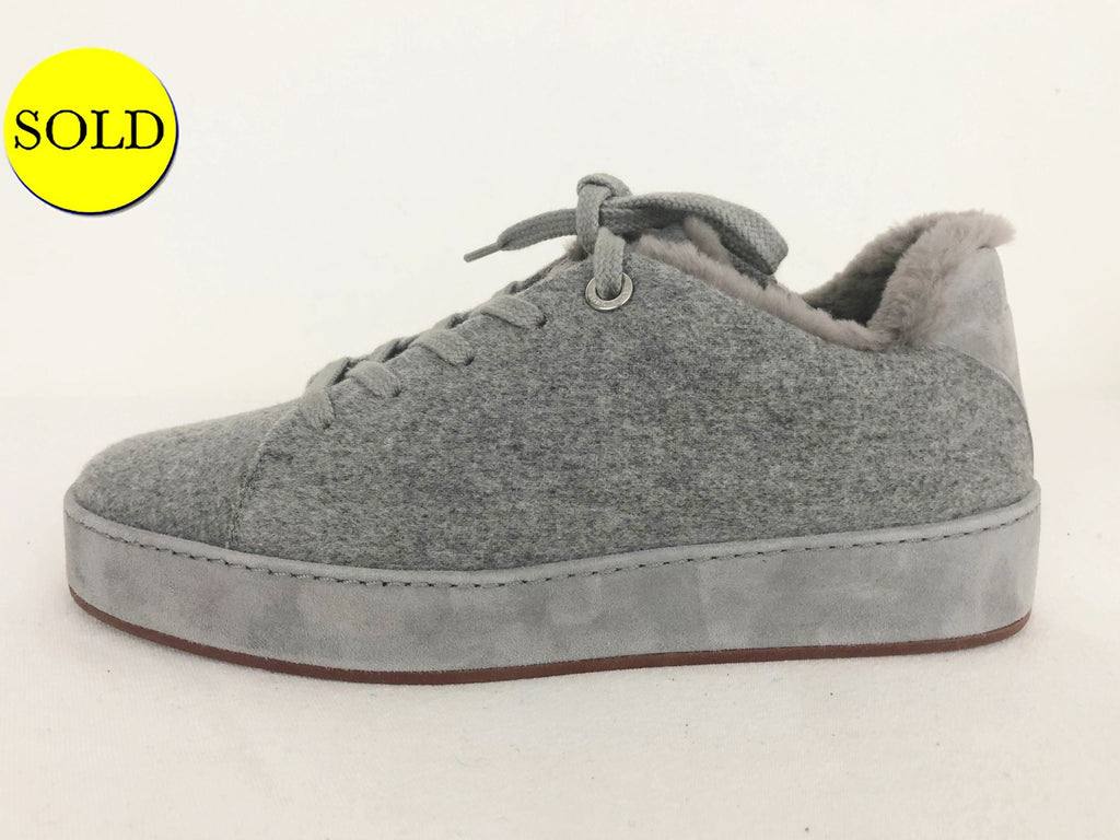 【Loro Piana】レディース スニーカー 37 グレー Loro Piana】レディース スニーカー 37 グレー