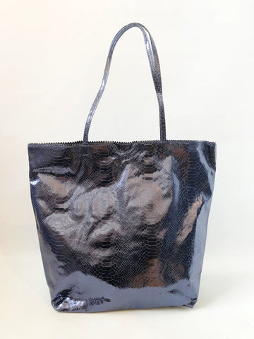 NEW Snakeskin Tote W/Pouch