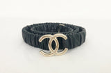 NEW Chanel Leather Stretch Cc Belt Size S