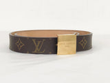 Louis Vuitton Carre 33 Mm Monogram Belt