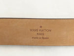 Louis Vuitton Carre 33 Mm Monogram Belt