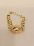 Bottega Veneta Gold Plated Sterling Silver Necklace